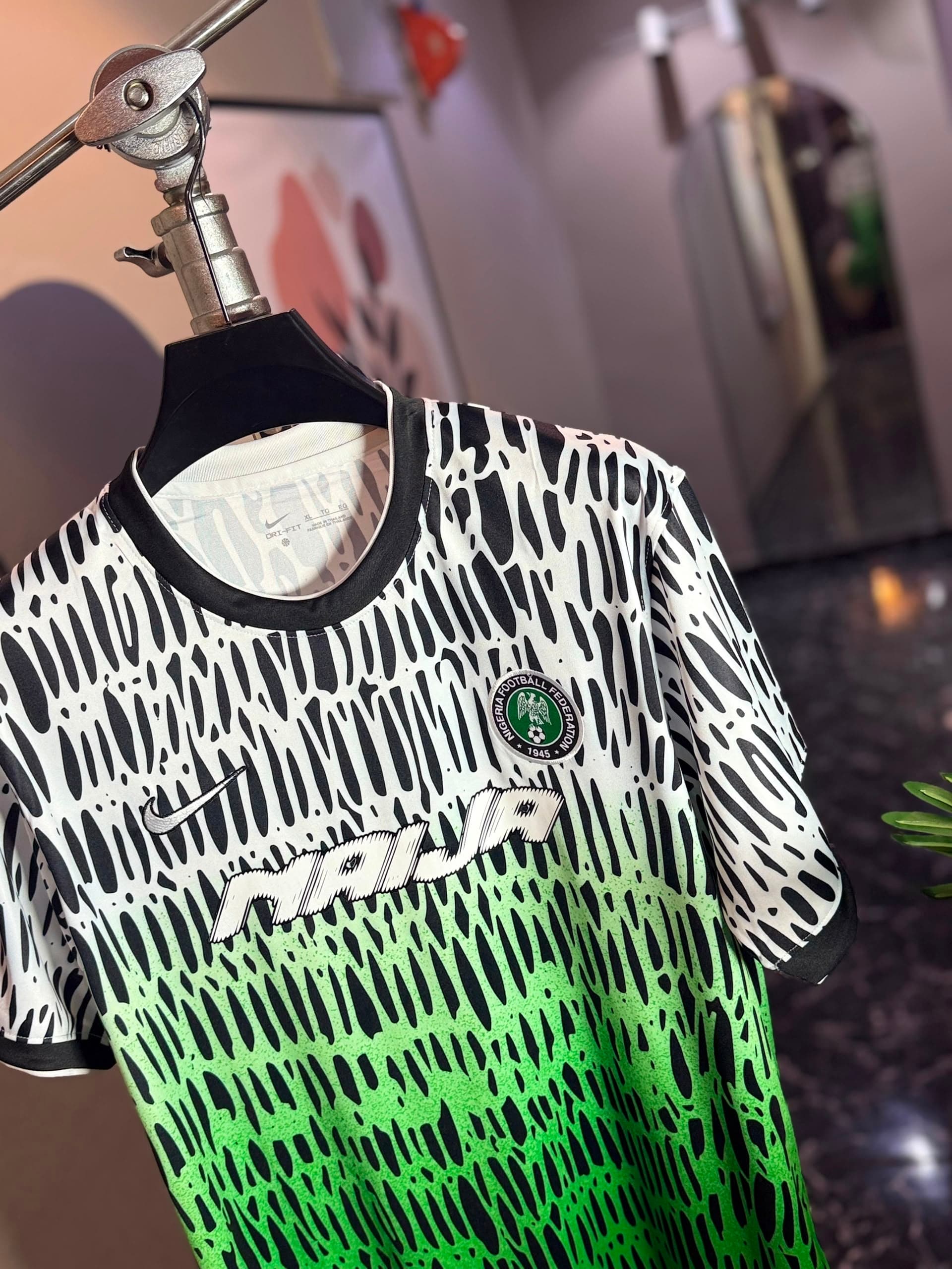 Nigeria Pre-Match Kit NIKE YTH NFX DRI-FIT S/S TOP thumbnail 2